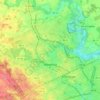 Waterloo topographic map, elevation, terrain