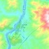 桐子林镇 topographic map, elevation, terrain