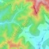 八达岭 topographic map, elevation, terrain