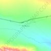 库米什镇 topographic map, elevation, terrain