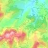 La Croix-de-la-Ganne topographic map, elevation, terrain