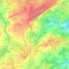 Saint-Goudas topographic map, elevation, terrain