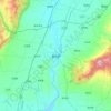 襄汾县 topographic map, elevation, terrain