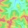 桃花岭 topographic map, elevation, terrain