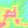 摩天岭 topographic map, elevation, terrain