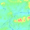 长坑 topographic map, elevation, terrain