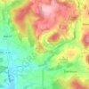 Huxol topographic map, elevation, terrain