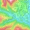 Ronche topographic map, elevation, terrain