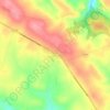 Fonfría topographic map, elevation, terrain