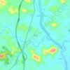 西屯 topographic map, elevation, terrain