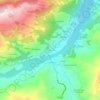 Pastorello topographic map, elevation, terrain