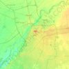 Lahore topographic map, elevation, terrain