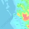 企水镇 topographic map, elevation, terrain