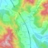 水泉子村 topographic map, elevation, terrain