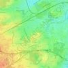 Doucet topographic map, elevation, terrain