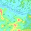 大窠 topographic map, elevation, terrain