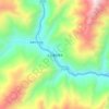 斗玉珞巴族乡 topographic map, elevation, terrain