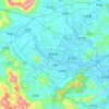 芗城区 topographic map, elevation, terrain