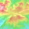 Le Grand Caunet topographic map, elevation, terrain