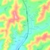 曹山下 topographic map, elevation, terrain