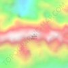 措美峰 topographic map, elevation, terrain