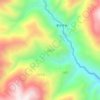 白草坪 topographic map, elevation, terrain