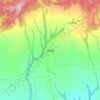 南坊镇 topographic map, elevation, terrain