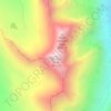 Maroon Peak topographic map, elevation, terrain