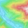 Argut-Dessus topographic map, elevation, terrain