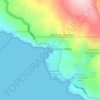 Ocean Cove topographic map, elevation, terrain