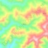 马家沟 topographic map, elevation, terrain