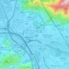 水園村 topographic map, elevation, terrain