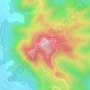 清源山 topographic map, elevation, terrain