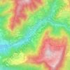 Cornalta topographic map, elevation, terrain