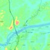 松江镇 topographic map, elevation, terrain