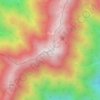茶臼岳 topographic map, elevation, terrain