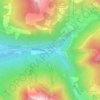 Le Villard topographic map, elevation, terrain