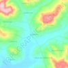 Ddwaniro topographic map, elevation, terrain