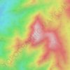 Tikaboo Peak topographic map, elevation, terrain