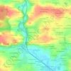 La Touchette topographic map, elevation, terrain