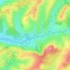 Vellerot topographic map, elevation, terrain