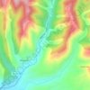 Lavelan topographic map, elevation, terrain