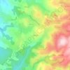 La Bourgiat topographic map, elevation, terrain