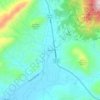 Shouns topographic map, elevation, terrain