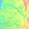 Matam topographic map, elevation, terrain