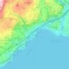 Morges topographic map, elevation, terrain