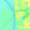 Hurrican Bluffs topographic map, elevation, terrain