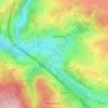 Planche topographic map, elevation, terrain