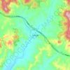 张家坡镇 topographic map, elevation, terrain