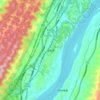 洛碛镇 topographic map, elevation, terrain